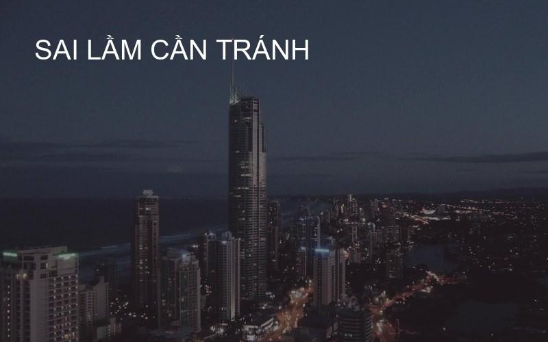 Sai Lầm Cần Tránh