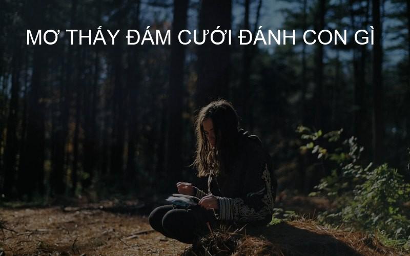 mơ thấy đám cưới đánh con gì