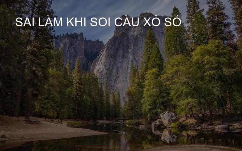 sai lầm khi soi cầu xổ số