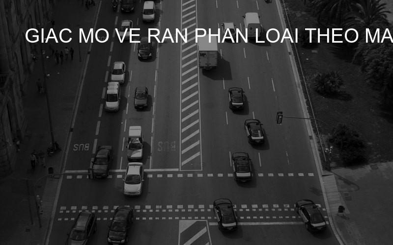 giac mo ve ran phan loai theo mau sac va hanh dong cua ran