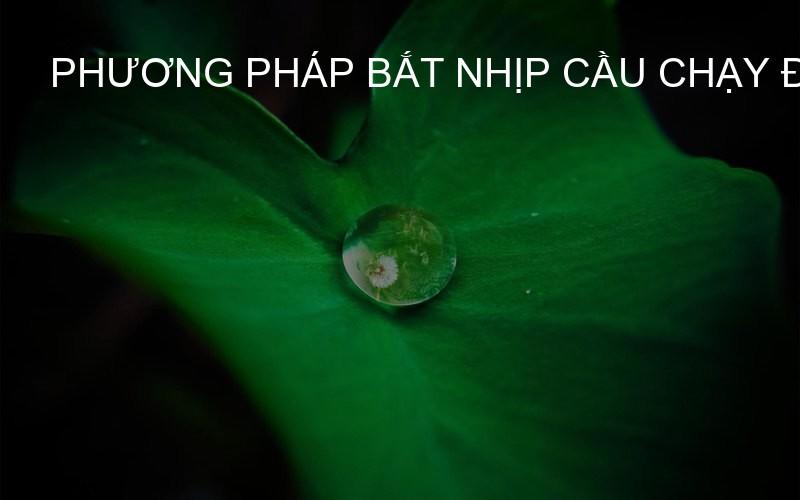 Phương pháp bắt nhịp cầu chạy đều