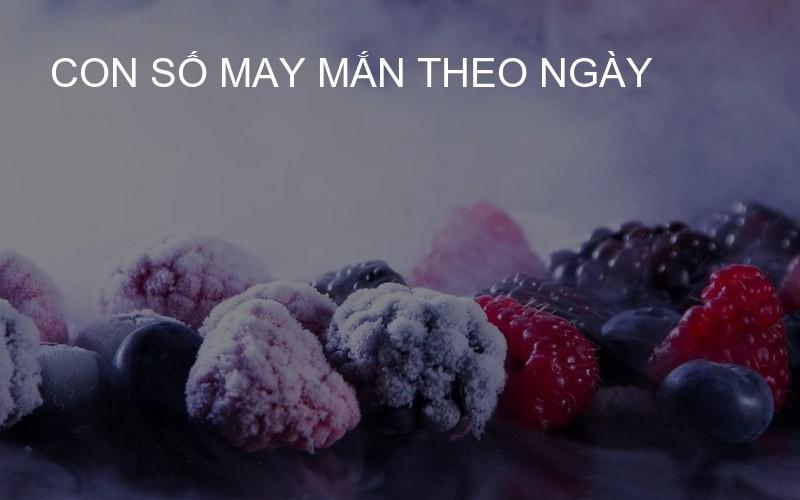 con số may mắn theo ngày
