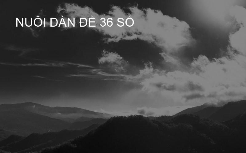 nuôi dàn đề 36 số