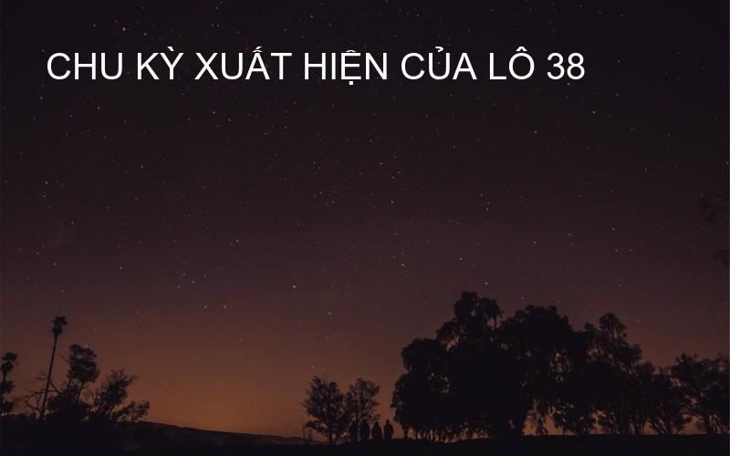 chu kỳ xuất hiện của lô 38