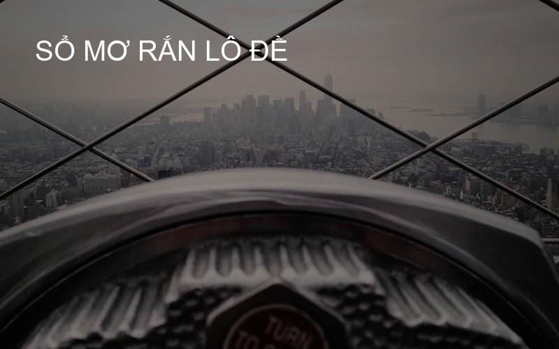 sổ mơ rắn lô đề