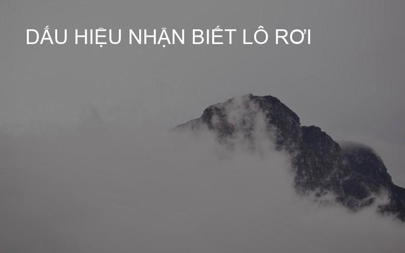 dấu hiệu nhận biết lô rơi