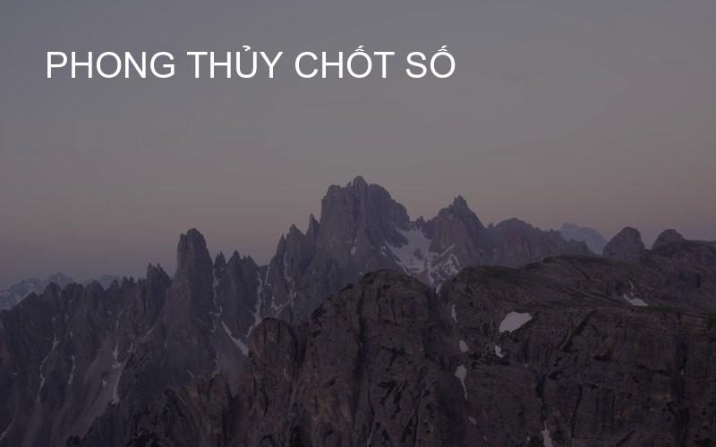 phong thủy chốt số