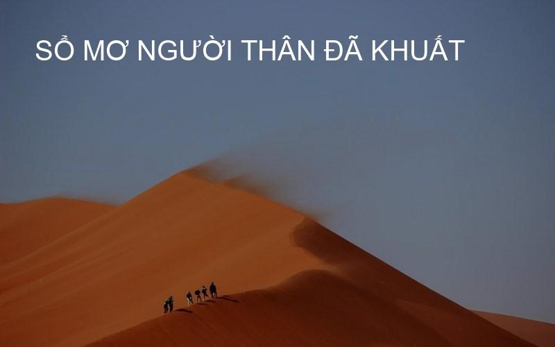 sổ mơ người thân đã khuất